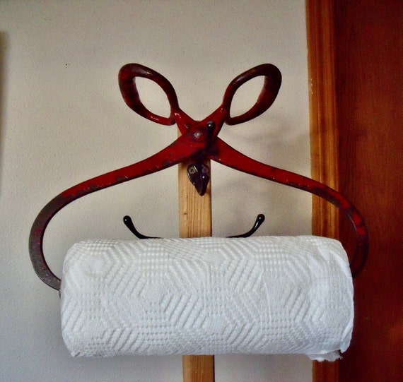 ICE TONGS Paper Towel Holderredscissor Type Handleheavy Etsy