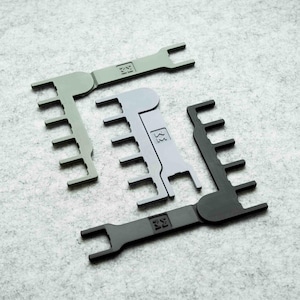 Foldable Plate Fork for Mechanical Keyboard | 5 prongs | 3 Positions | Multiple Colors