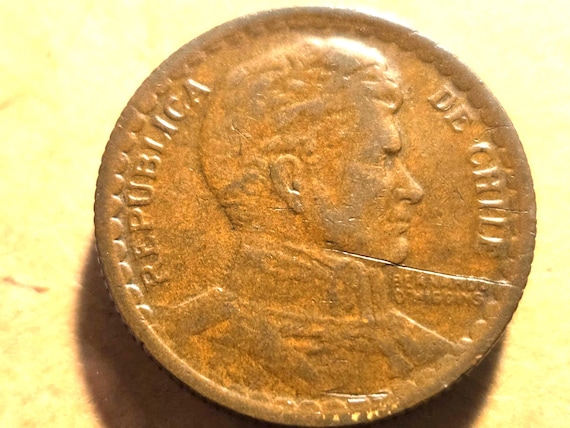 1943 Chile One Peso