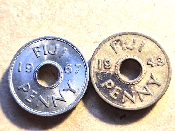 1943-1967 2 Fiji Islands Pennies