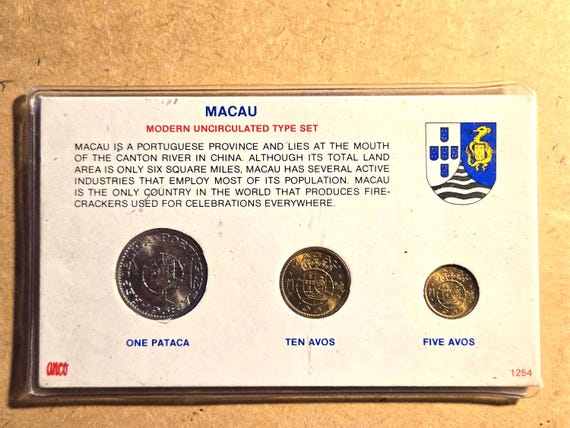 Macau Modern Uncirculated  Type Set