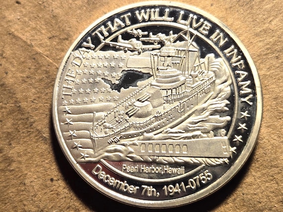 2001 Pearl Harbor-911 Medallion 40MM