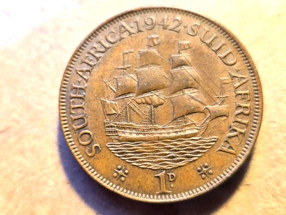 1942 South Africa One Penny