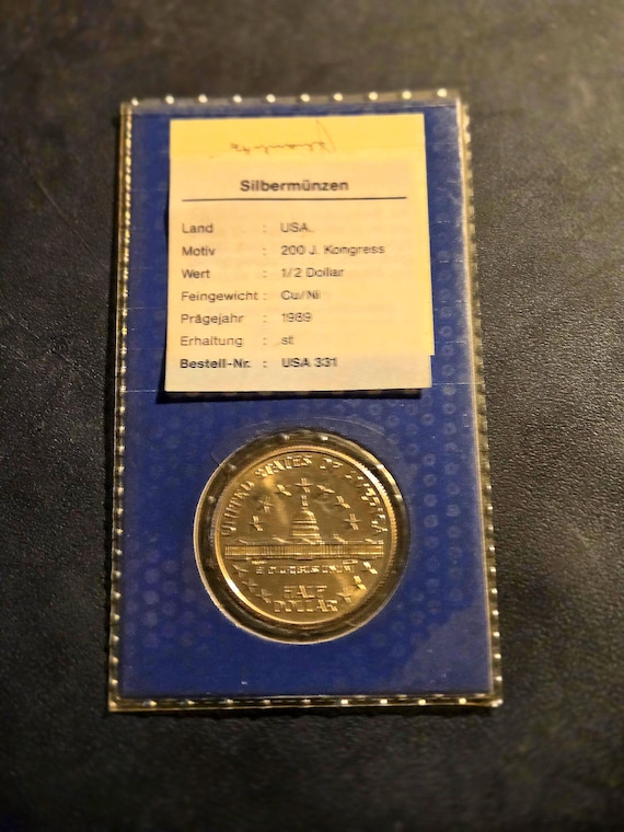 1989 Half Dollar Bicentennial Of The Congress