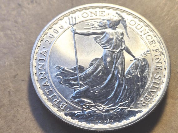 2006 Great Britain Britannia One Ounce Silver 40MM