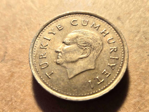 1991 Turkey 1000 Lira 24MM