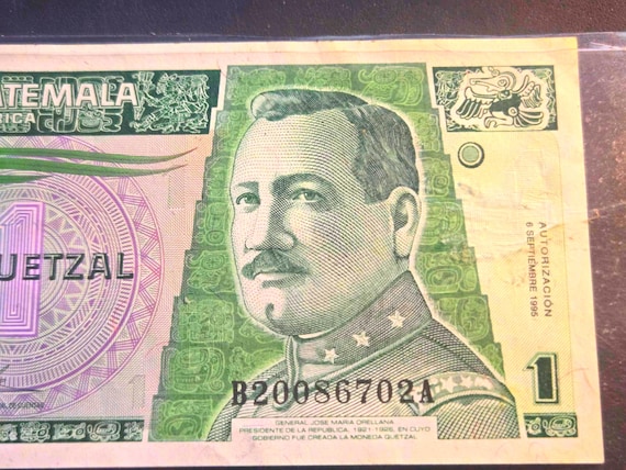 Guatemala Un Quetzal Banknote 1995