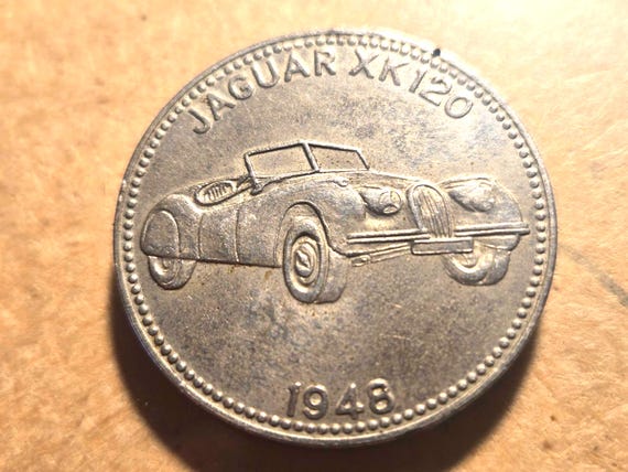 ND Jaguar XK120 (1948) Medallion 30MM N04