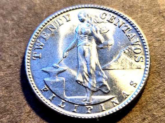 1944 Philippines Silver Twenty Centavos Better Grade 20MM