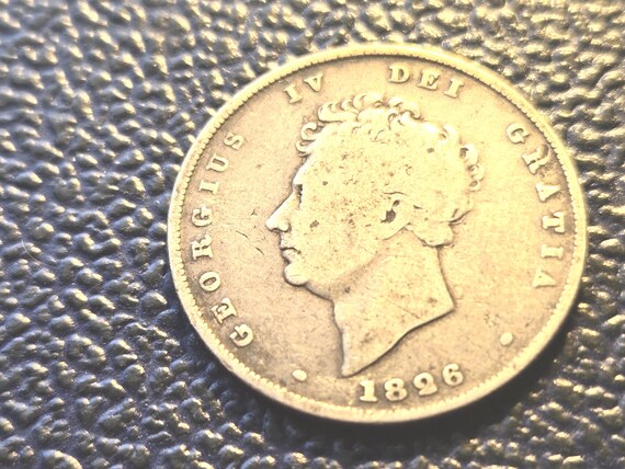 1826 Great Britain Silver One Shilling George IV