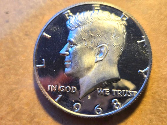 1968-S Silver Clad Proof Half Dollar Z10