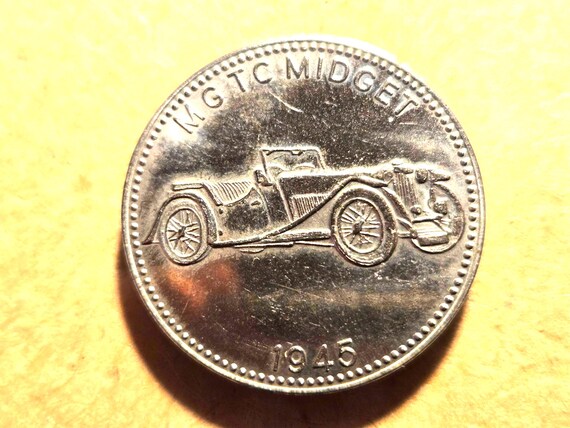 MGTC Midget 1945 Model- Automobile Token 30MM