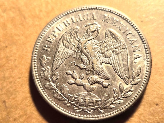 1908 Mo Silver Peso Mexico N32