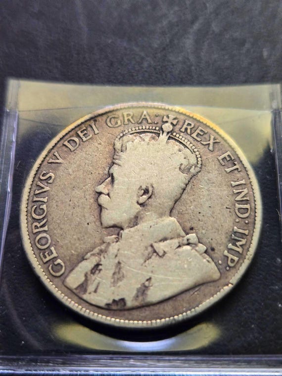 1914 Canada Silver 50 Cents