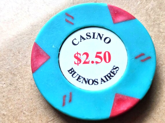 Casino Buenos Aires Gambling Chip(FromGambling Ship)Only Floating Casino Within City Of Buenos Aires