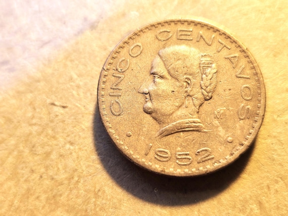 1952 5 Pesos Mexico #8004