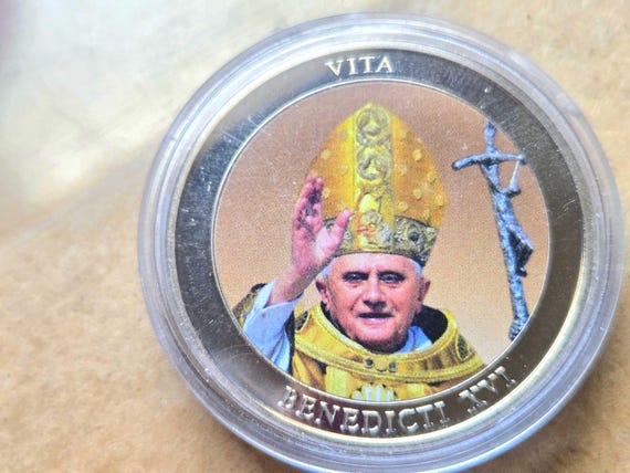 Vatican Pope Benedict XVI Medallion 40MM
