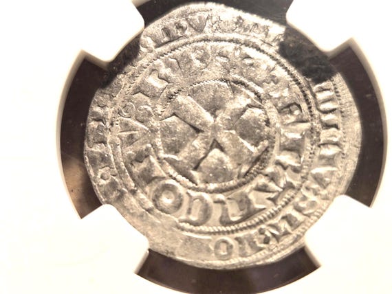 1364-80 France Blanc Charles V NGC Certified