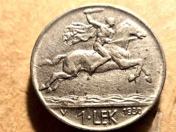 1930 Albania One Lek 27MM