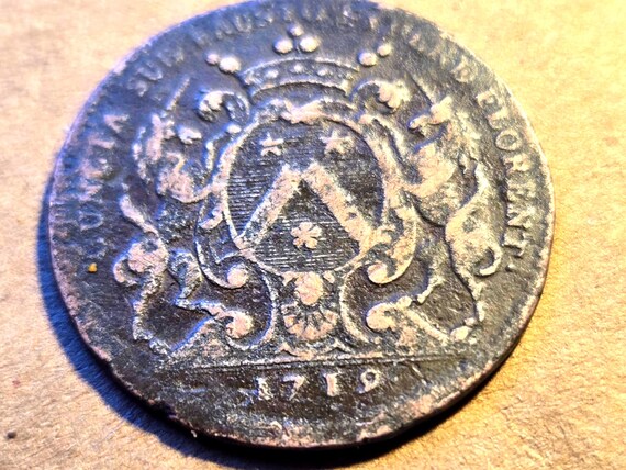 1719 France Dijon-Burgundy Copper Token 30MM