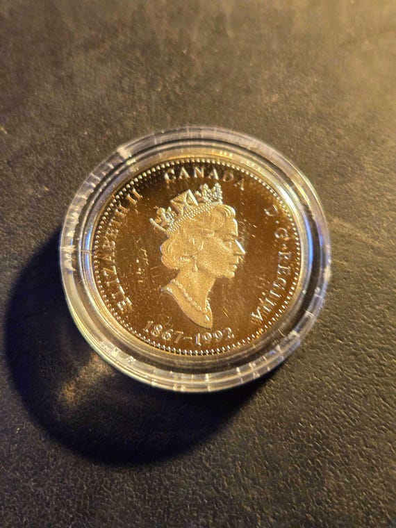 1992 Canada 25C Quebec Proof