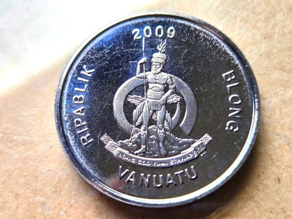 2009 10 Vatu Vanuatu Proof 37MM