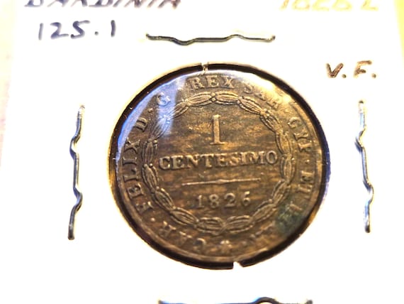 1826 Sardinia Centesimo
