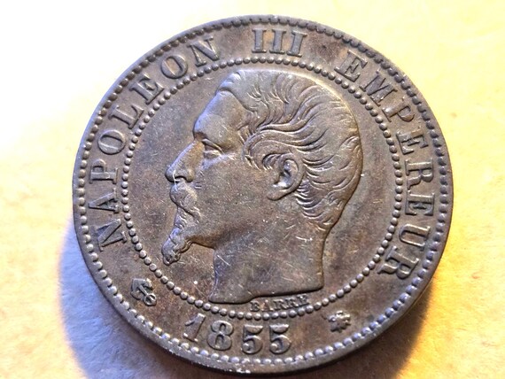 1855BB France 5 Centimes