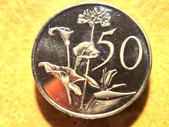 1969 South Africa Proof 50 Cents