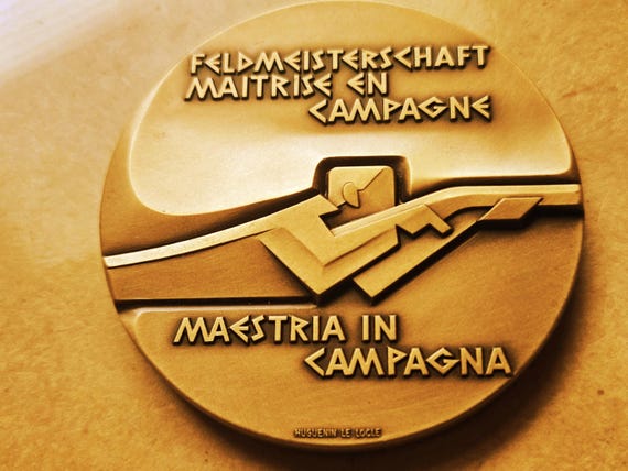 Swiss Shooting Medal (Raviscioni Silvio) 60MM Diam. 5MM Thickness