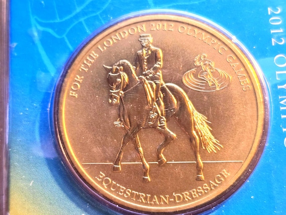 London 2012 Olympic Games Equestrian Dressage Medallion Bronze Proof Like