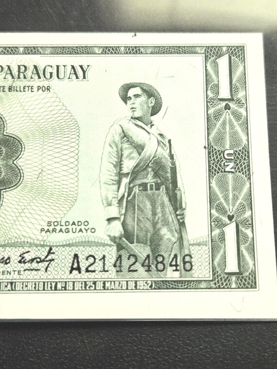 1952 Paraguay Banknote