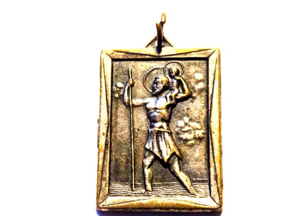 Vintage Brazilian Medal "Sabao" Soap Company Writing In Portuguese 25MM X 34MM