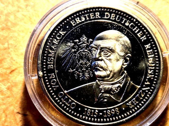 Germany Otto Von Bismark Proof like Medallion 30MM