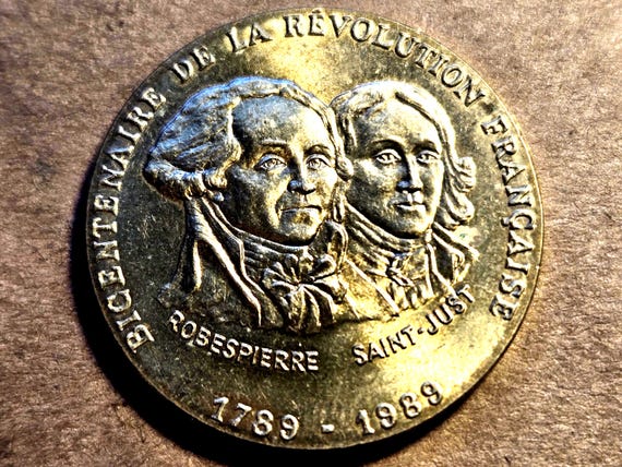 1989 France-French Revolution "Robespierre And Saint-Just"