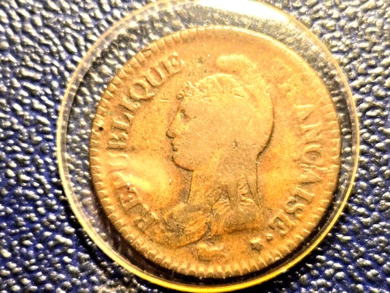 1799AA (Metz Mint) France Un Decime 31MM