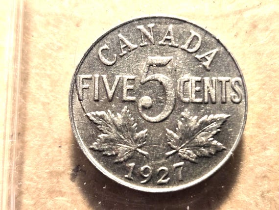 1927 Canada Nickel