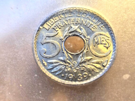 1939 France 5 Centimes ICG Certified MS65