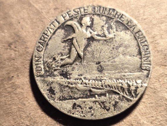 1913 Romania Balkan War Medal King Carol 1st