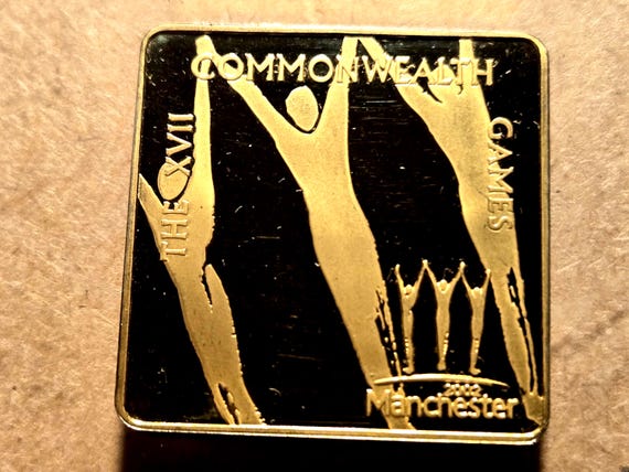 2002 Great Britain Commonwealth Games Manchester Proof Medallion 35MM X 35MM