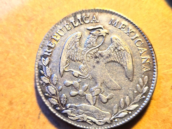1875 Mexico 8 Real Ca AN33