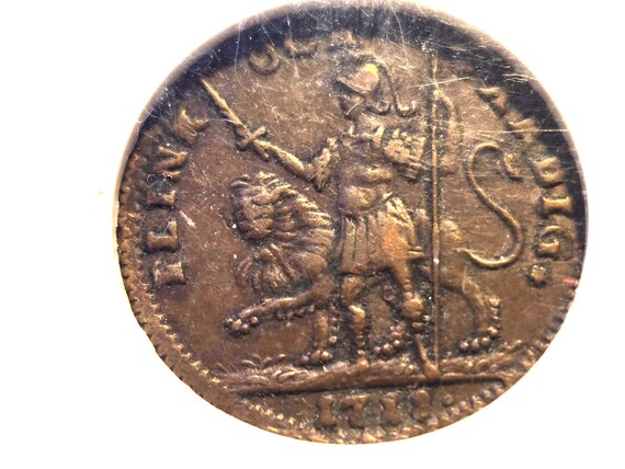 1718 Sweden Daler Agile And Ready Emergency Coinage NGC Certified