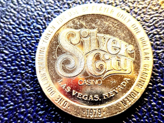 1979 Vintage Silver City Casino Las Vegas Gaming Token 37MM
