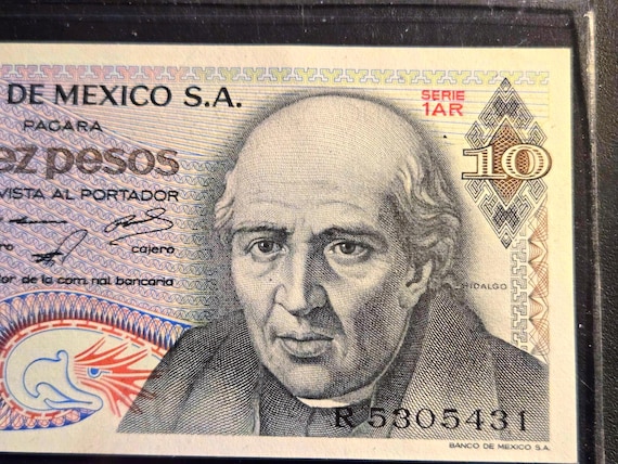 1971 Mexico 10 Pesos Banknote Unc.