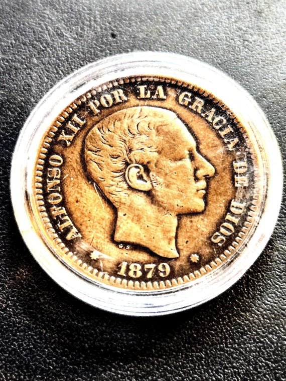 1879 10 Centimos Spain