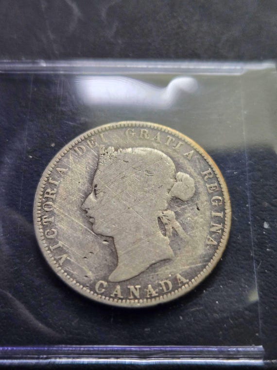 1874H Canada Silver 25 Cents