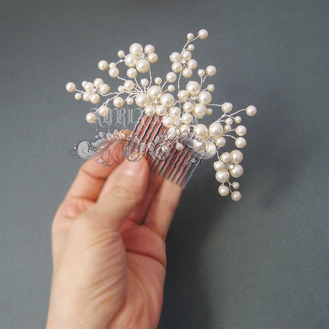 Wedding Hair Accessorygold Hair Comb Bridal Hair Comb Etsy