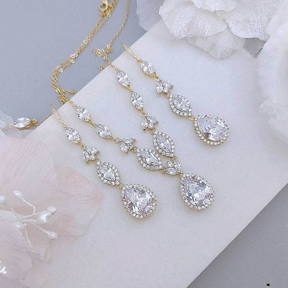 Collar Dijes Pulsera Anillo Aretes Juegos De Joyería De Lujo | Meses