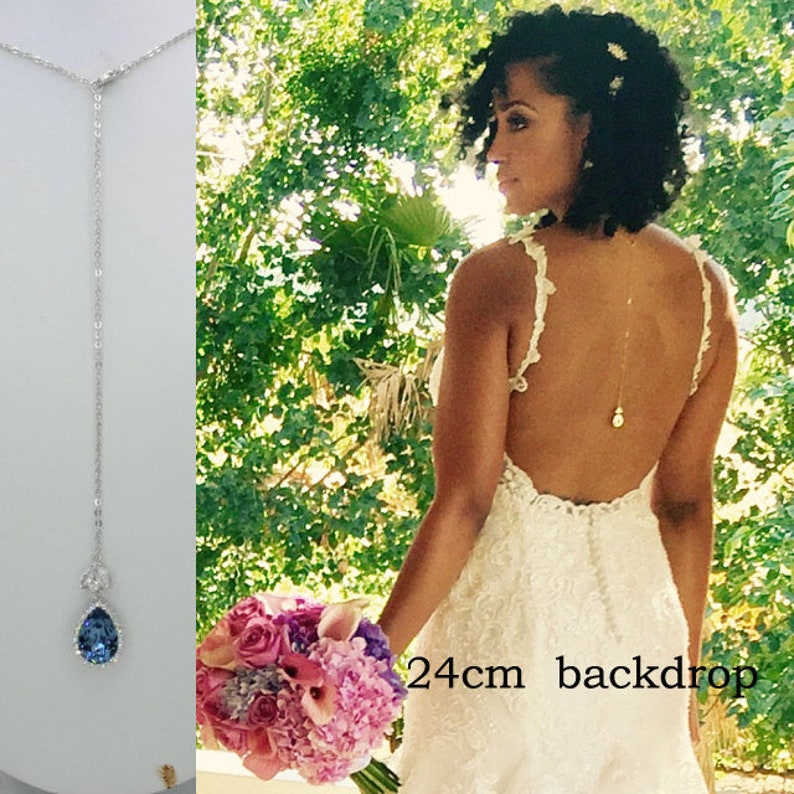 Navy Blue Wedding Jewelry Set Swarovski Denim Blue Crystal Etsy