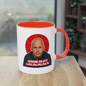 Liverpool Mug - &quot;Arne Slot LALALALALA&quot;